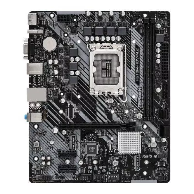 Scheda madre ASRock H610M-HDV/M.2 R2.0 LGA1700 DDR4 Micro-ATX