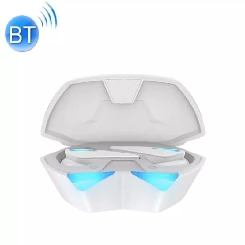 Auricolari Awei T23 wireless Bluetooth 5.3 USB resistenti all'acqua bianco