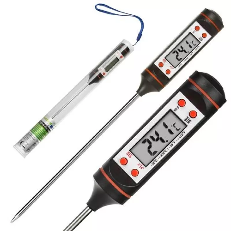 Sonda per alimenti GreenBlue GB178, lunghezza sonda 15 cm