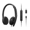 Cuffie/headset Lenovo 4XD1M45626 con filo, archetto, USB Type-C, nero
