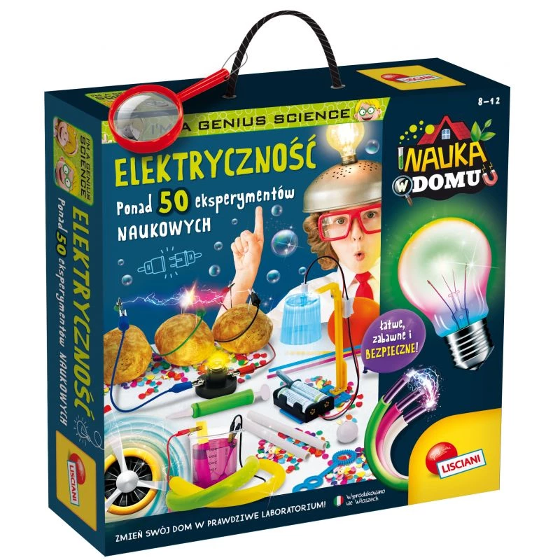 Kit elettronico didattico Liscianigiochi Set I'm A Genius Electricity (modello 304-pl97524)