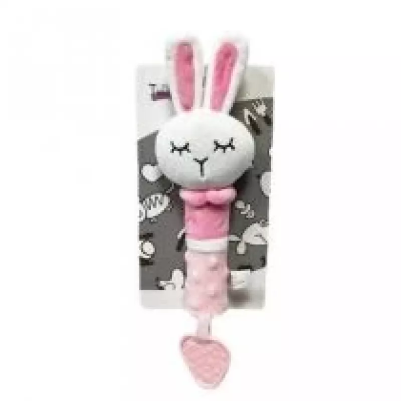 Peluche sonoro morbido TULILO coniglio 17 cm – sonaglino coccoloso per neonati e bambini piccoli