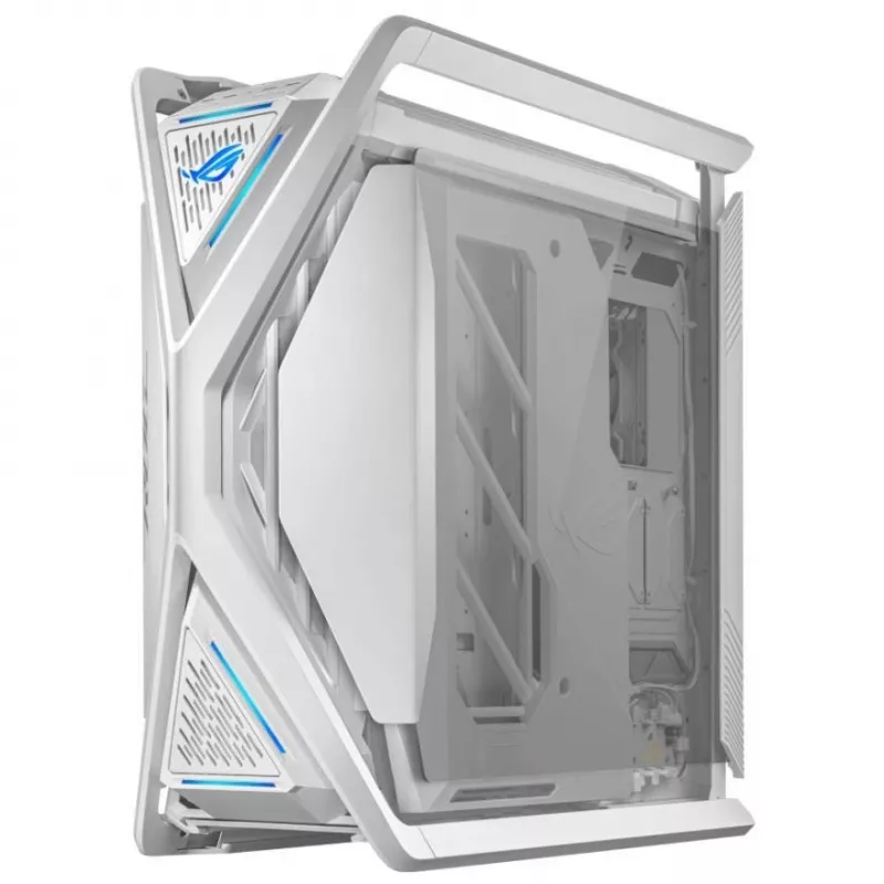 ASUS ROG GR701 Hyperion White, PC, Bianco, ATX, EATX, micro ATX, Mini-ITX, Alluminio, Multi, Front