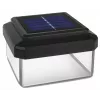 GB128 Lampada solare LED per pali di recinzione e giardino, nero - verde blu