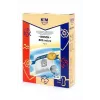 Sacchetti per aspirapolvere 4 pz. di km, modello KM-B02 — sacchetti sostitutivi con microfiltero per aspirapolvere compatibili (confezione danneggiata)