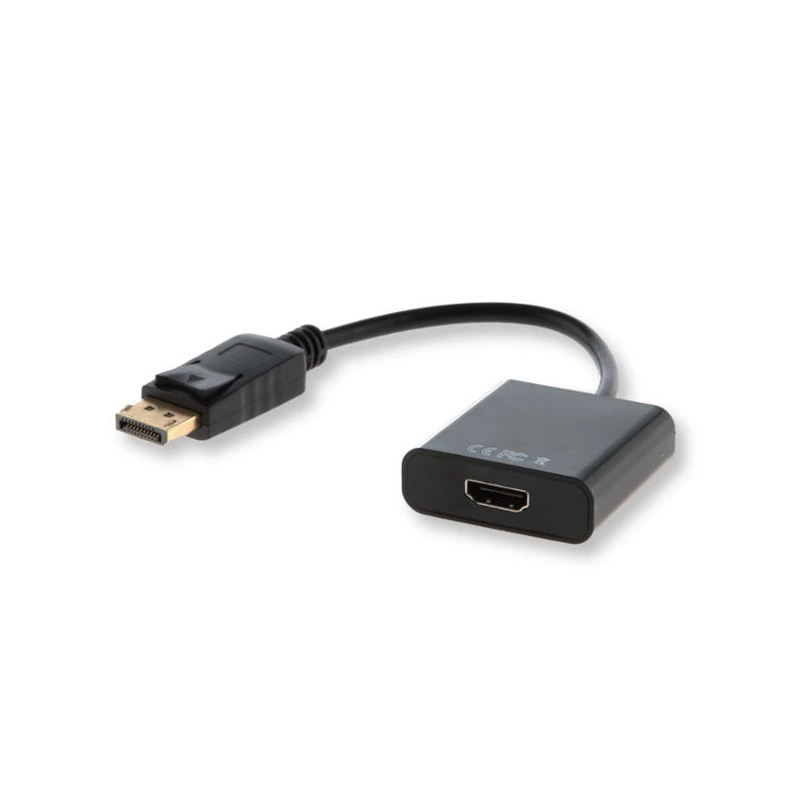 Savio CL-55 adattatore per cavo video 0,2 m DisplayPort HDMI Type A (standard) nero
