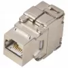 Alantec MKB-S6-1 presa keystone RJ45, STP Cat6, senza attrezzi, argento