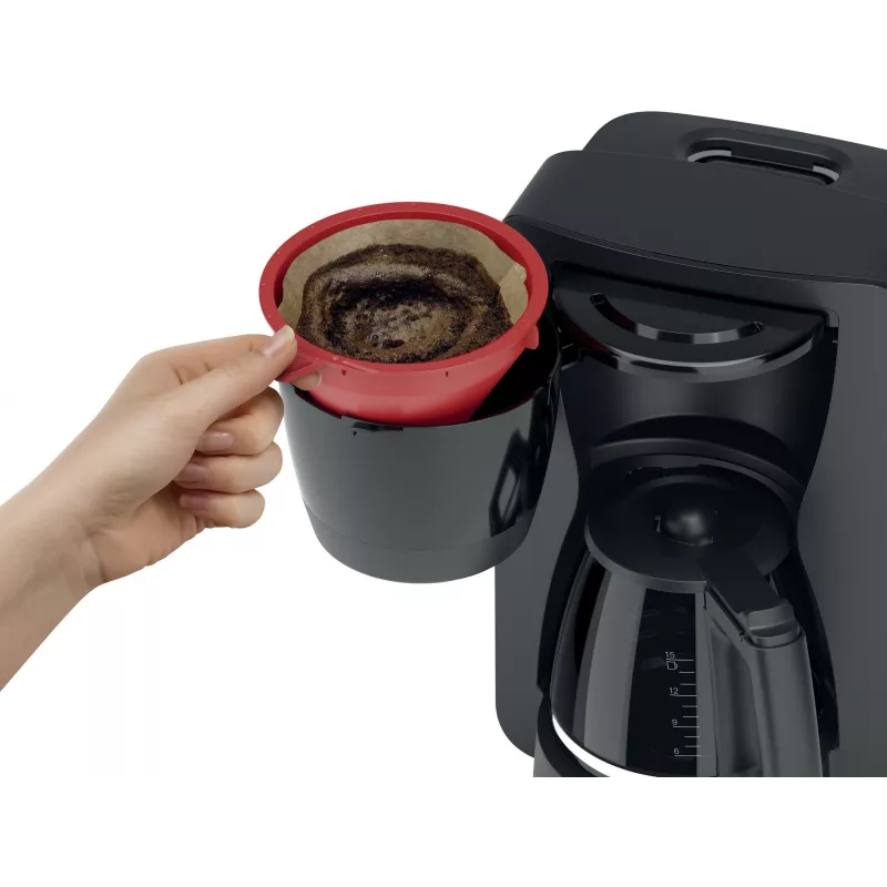Macchina per caffè filtro Bosch TKA2M113, serbatoio acqua 1,25 l, 15 tazze, nero