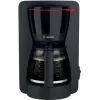 Macchina per caffè filtro Bosch TKA2M113, serbatoio acqua 1,25 l, 15 tazze, nero