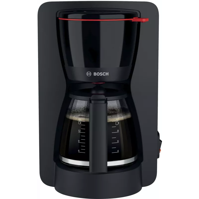 Macchina per caffè filtro Bosch TKA2M113, serbatoio acqua 1,25 l, 15 tazze, nero