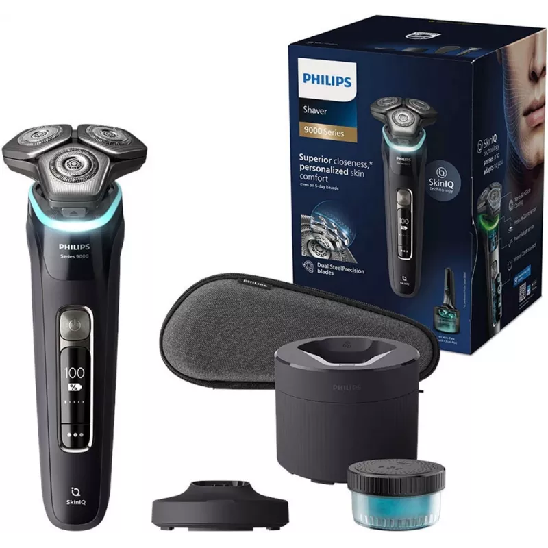 Rasoio Philips SHAVER Series 9000 S9976/55 rasoio rotativo trimmer nero