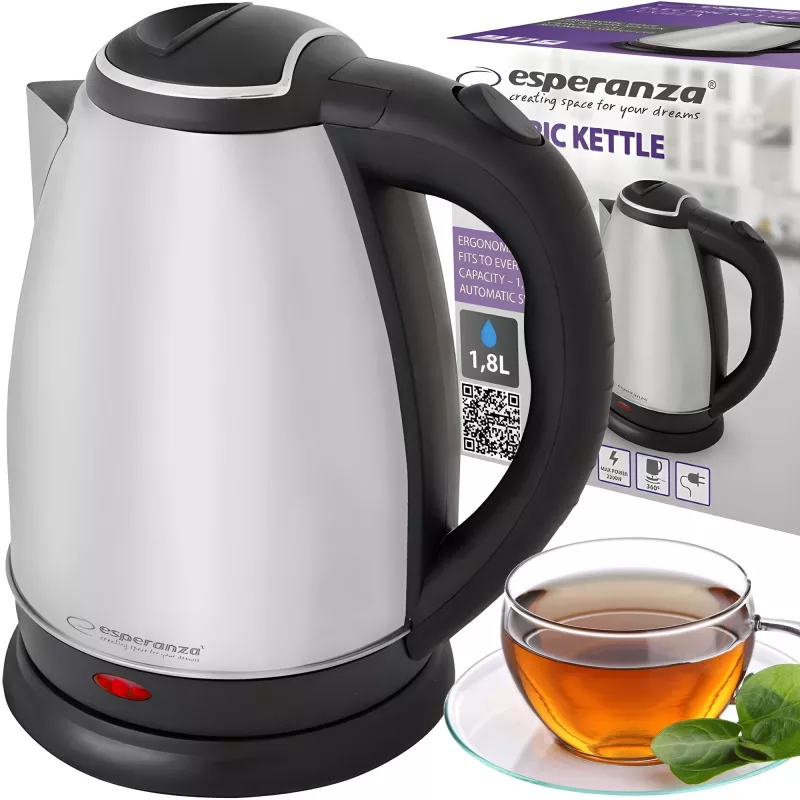 Bollitore Esperanza EKK104X 1,8 L 2200 W acciaio inox