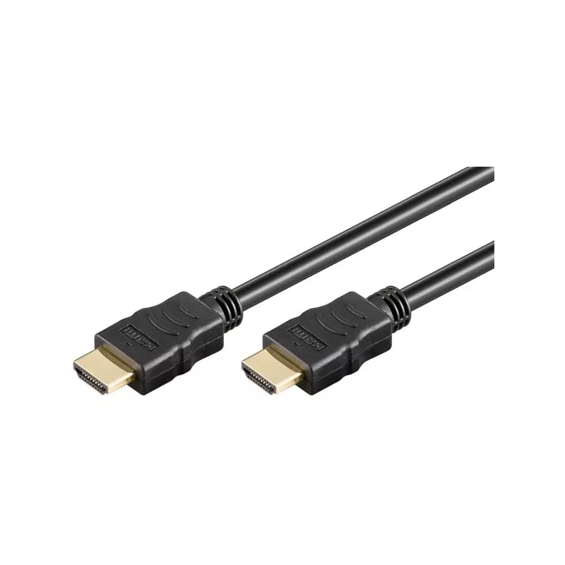 Goobay Cavo HDMI 3m con Ethernet, 4K (2160p), contatti placcati oro