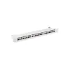 Pannello di permutazione Lanberg PPS7-1024-S da 19 pollici 1U, 24 porte, Cat7, FTP schermato, grigio