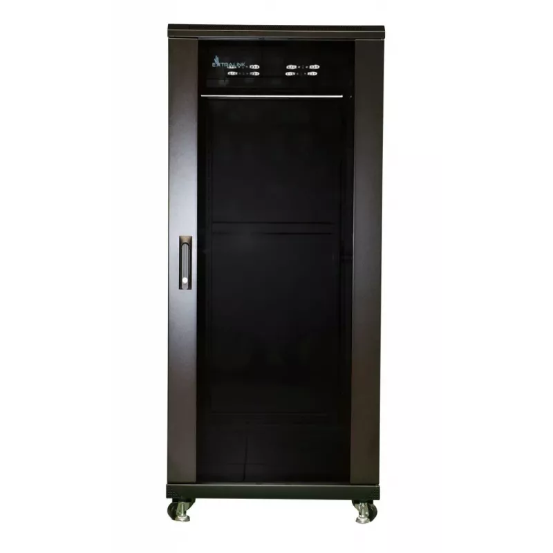 Extralink EX.11366 armadio rack 27U armadio autoportante nero