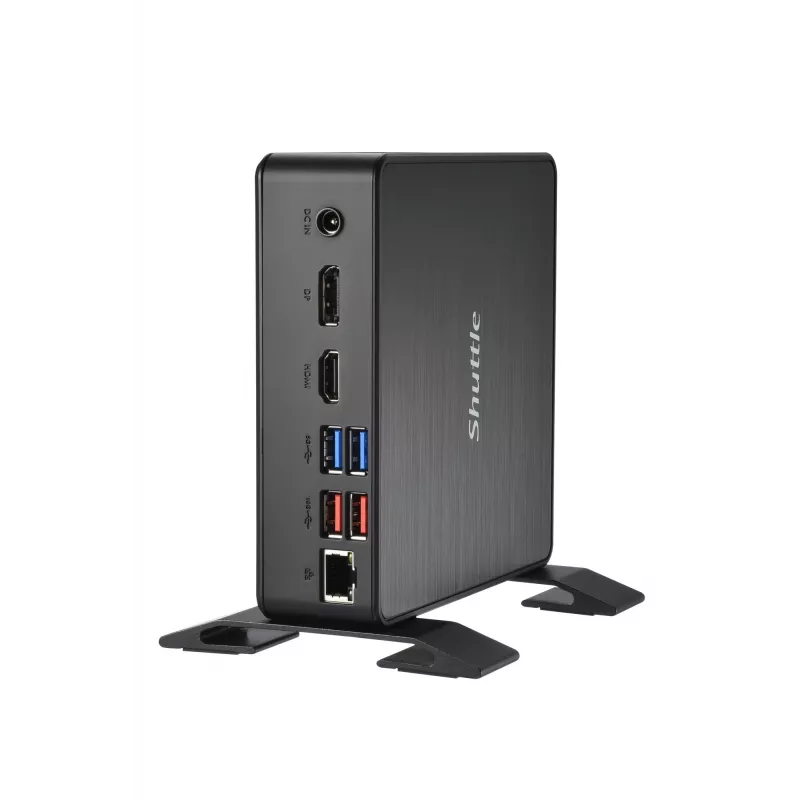 Shuttle XPC Nano PC NC40U, Intel Celeron 7305U, 1x HDMI, 1x DP, 1x USB-C/DP, 6x USB3.2, 1x vano 2,5