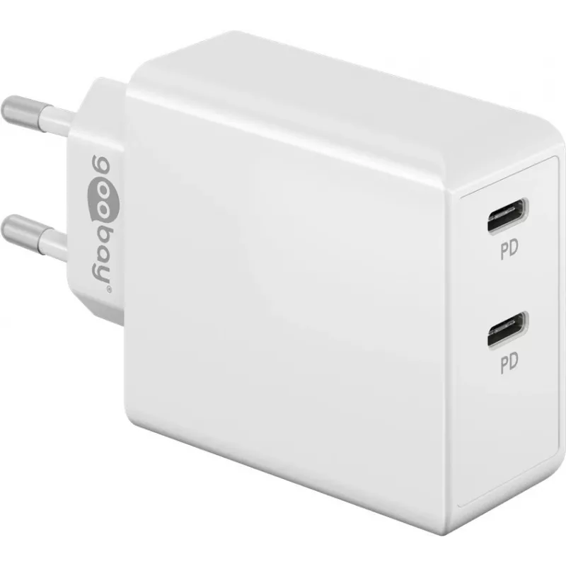 Goobay 61758 caricabatterie per dispositivi mobili bianco per interni (61758)