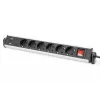 Digitus ciabatta da ufficio 6 prese con 3 porte USB cavo 1,5 m