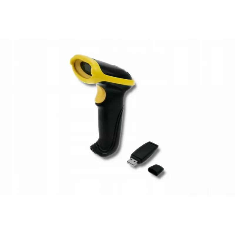 Lettore di codici a barre laser wireless Qoltec 50862 1D | 2.4GHz