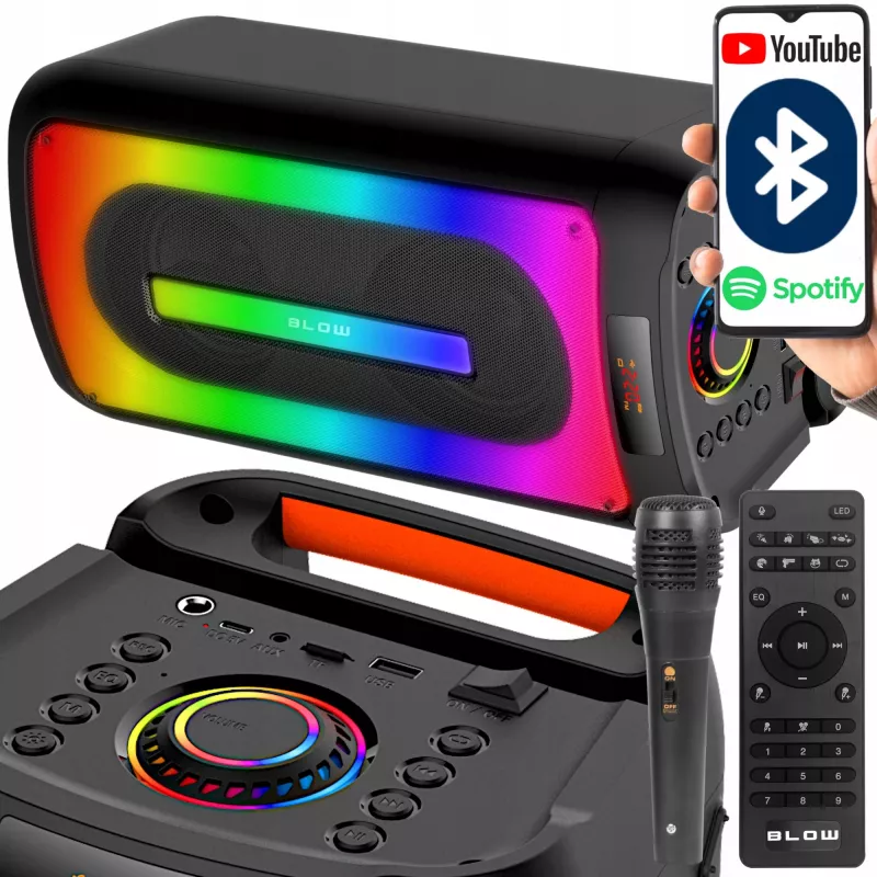 Altoparlante Bluetooth CityLIGHT + telecomando + microfono