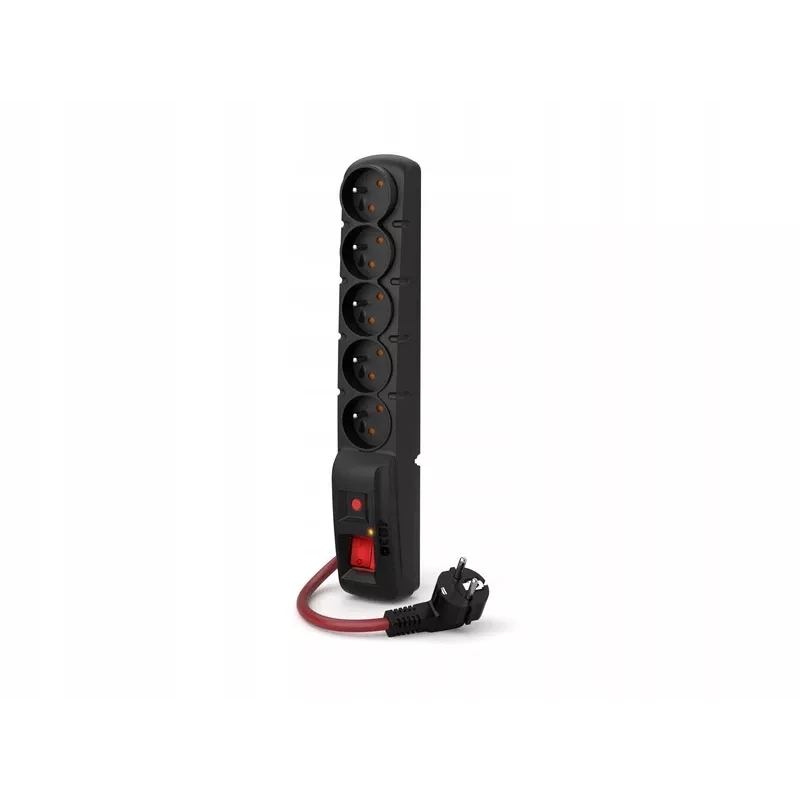 ACAR F5 POWER ciabatta nero 5 prese AC 230 V 5 m