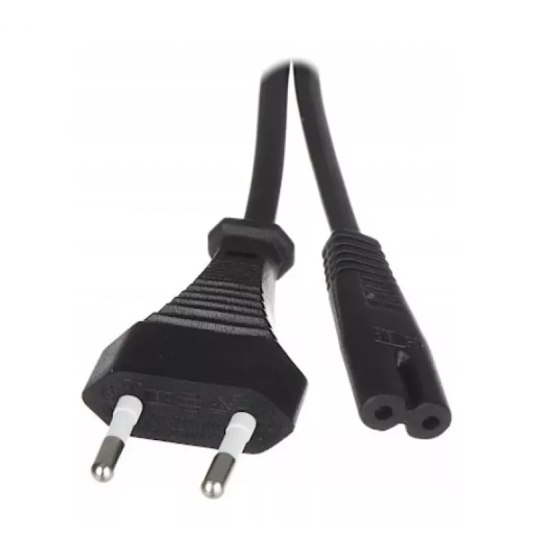 Cavo di alimentazione Savio CL-100 nero 1,8 m IEC tipo E (3,4 mm, 3,1 mm) IEC C7