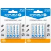 Batterie ricaricabili AAA NiMH everActive EVHRL03-1050 1,2 V — 4 pz., 1050 mAh
