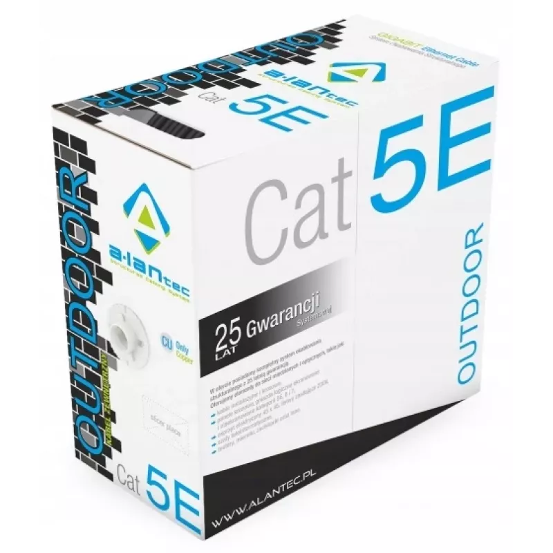 Cavo di rete A-LAN KIU5OUTZ305 U/UTP Cat5e 305 m grigio