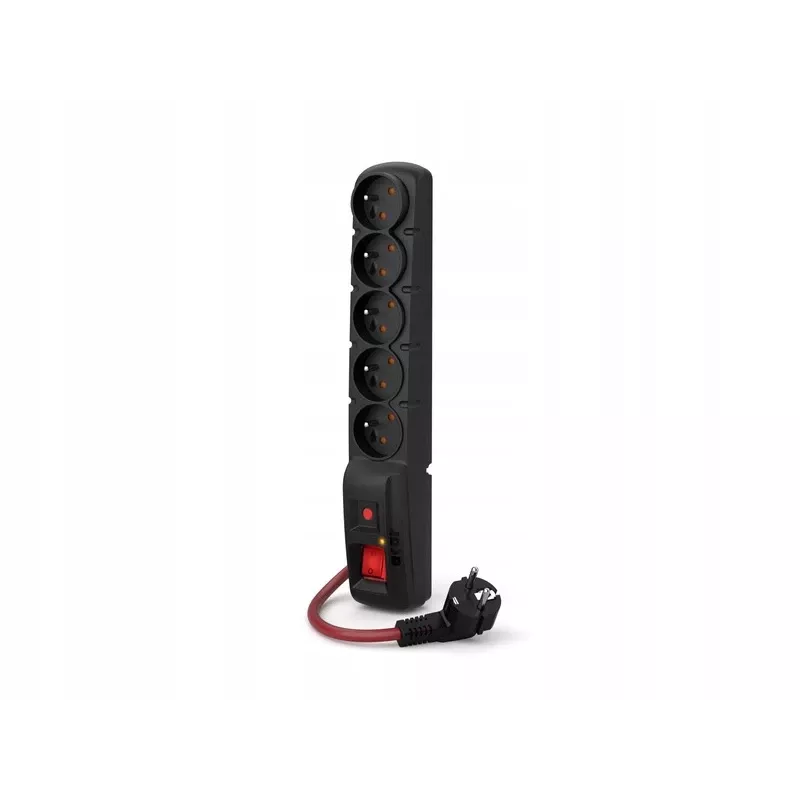 ACAR F5 POWER nero 5 uscite AC 230 V 10 m