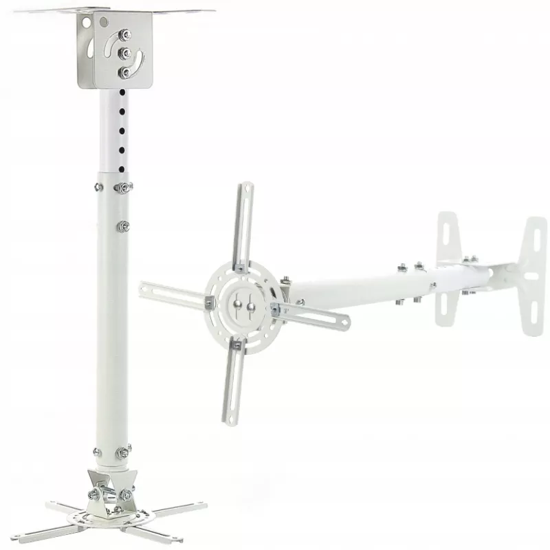 Supporto da soffitto per proiettore 45-76 cm P-107W bianco 15 kg