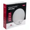 Lampada LED da parete MACLEAN MCE357W con sensore di movimento IR, bianca, per esterni e interni