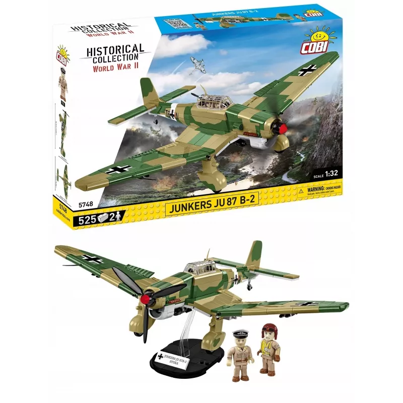 Kit di montaggio Cobi scala 1/32 Junkers Ju 87 B-2