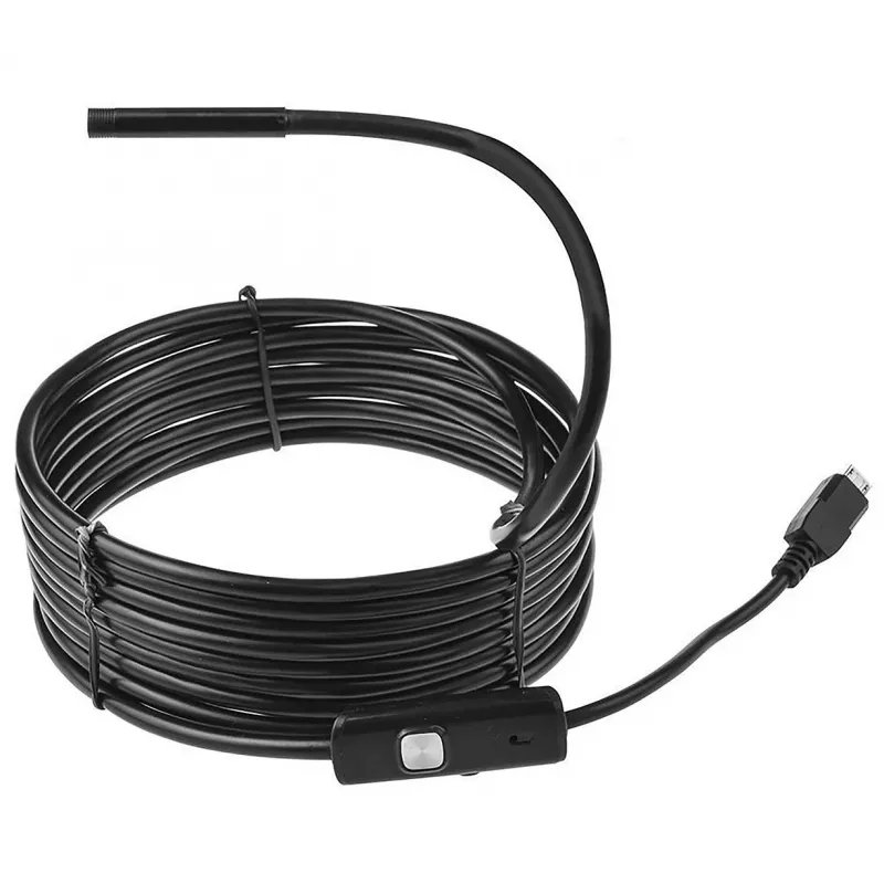 Endoscopio USB MEDIA-TECH ENDOSCOPE 66° CMOS, 640x480 30fps, IP67, 6 LED, magnete e gancio
