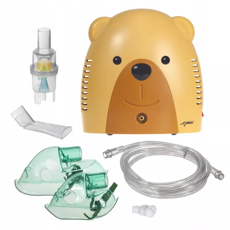 Promedix inalatore per bambini, orsetto, set nebulizzatore, maschere, filtri, PR-811