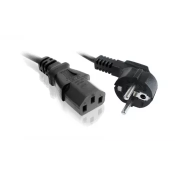 Cavo di alimentazione SAVIO CL-146 — 3 m, IEC C13 su IEC tipo E, nero