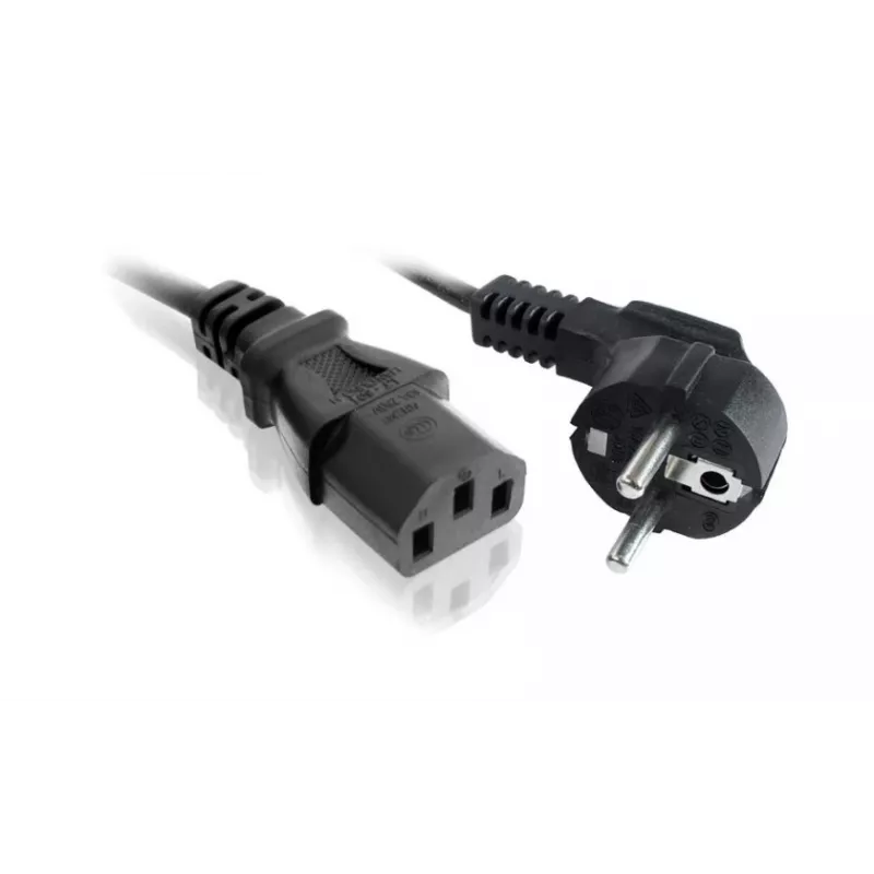 Cavo di alimentazione SAVIO CL-146 — 3 m, IEC C13 su IEC tipo E, nero