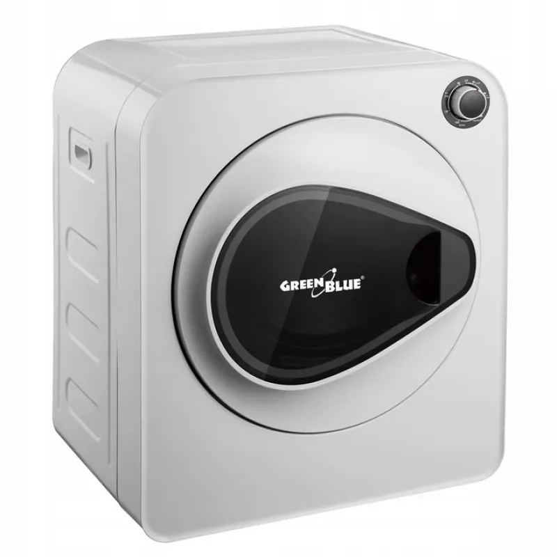 Asciugatrice GreenBlue GB405 — elettrica 830 W, capacità 3 kg, mini modello da viaggio