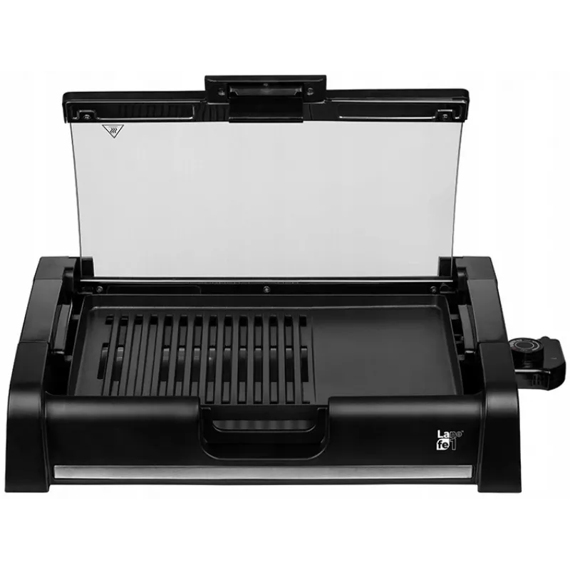 Lafe GRL-003 griglia elettrica di contatto con coperchio, 1650 W