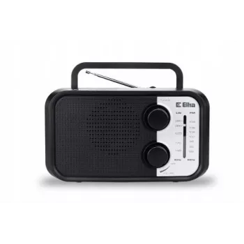 Radio portatile Eltra DANA nera – ricevitore FM/AM, design compatto