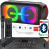BLOW DJBOX 30-392# speaker Bluetooth 250 W con telecomando e microfono, USB, microSD, AUX, TWS, batteria integrata, nero