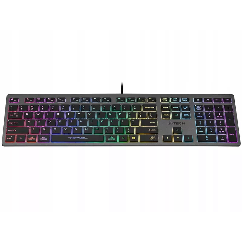 Tastiera con filo A4Tech FSTYLER FX60H con retroilluminazione neon