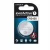 Batteria a bottone al litio everActive CR2450, 3 V, altezza 5 mm — confezione da 5