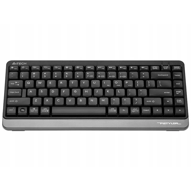 Tastiera wireless A4Tech FSTYLER FBK11 2,4 GHz Bluetooth grigio – layout compatto, dual-mode wireless