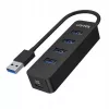 UNITEK uHUB Q4 USB 3.2 Gen 1 (3.1 Gen 1) Type-A 5000 Mbit/s nero