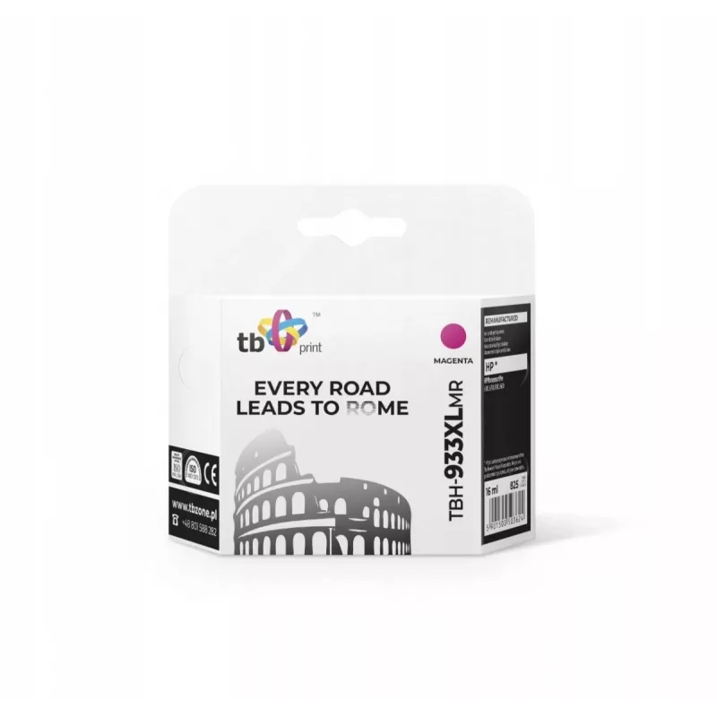 Cartuccia d'inchiostro per HP Oj 6100 EPrinter TBH-933XLMR magenta ref.