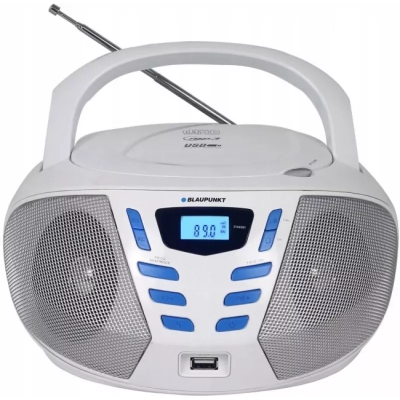 Blaupunkt BB7-WH stereo portatile digitale 2,4 W FM grigio riproduzione MP3