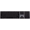 Matias FK318B-UK Aluminium Mac Hub 2xUSB Space Gray — Tastiera meccanica compatibile Mac con hub USB integrato