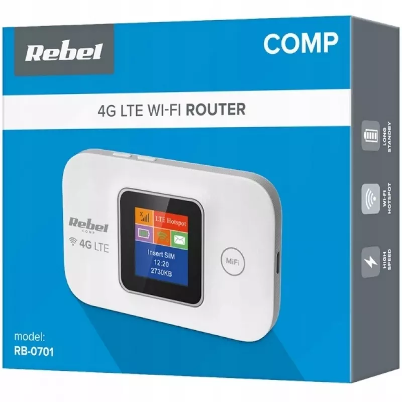 Rebel RB-0701 router WLAN single band (2,4 GHz) 3G 4G