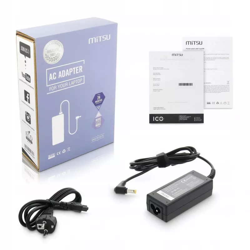 Alimentatore 19V 4,74A (5,5x2,5) - ASUS, Toshiba, MSI, Packard Bell e altri
