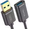 Unitek Y-C4030GBK cavo prolunga USB 3.1 Gen 1, tipo A maschio-femmina, 3 m, nero